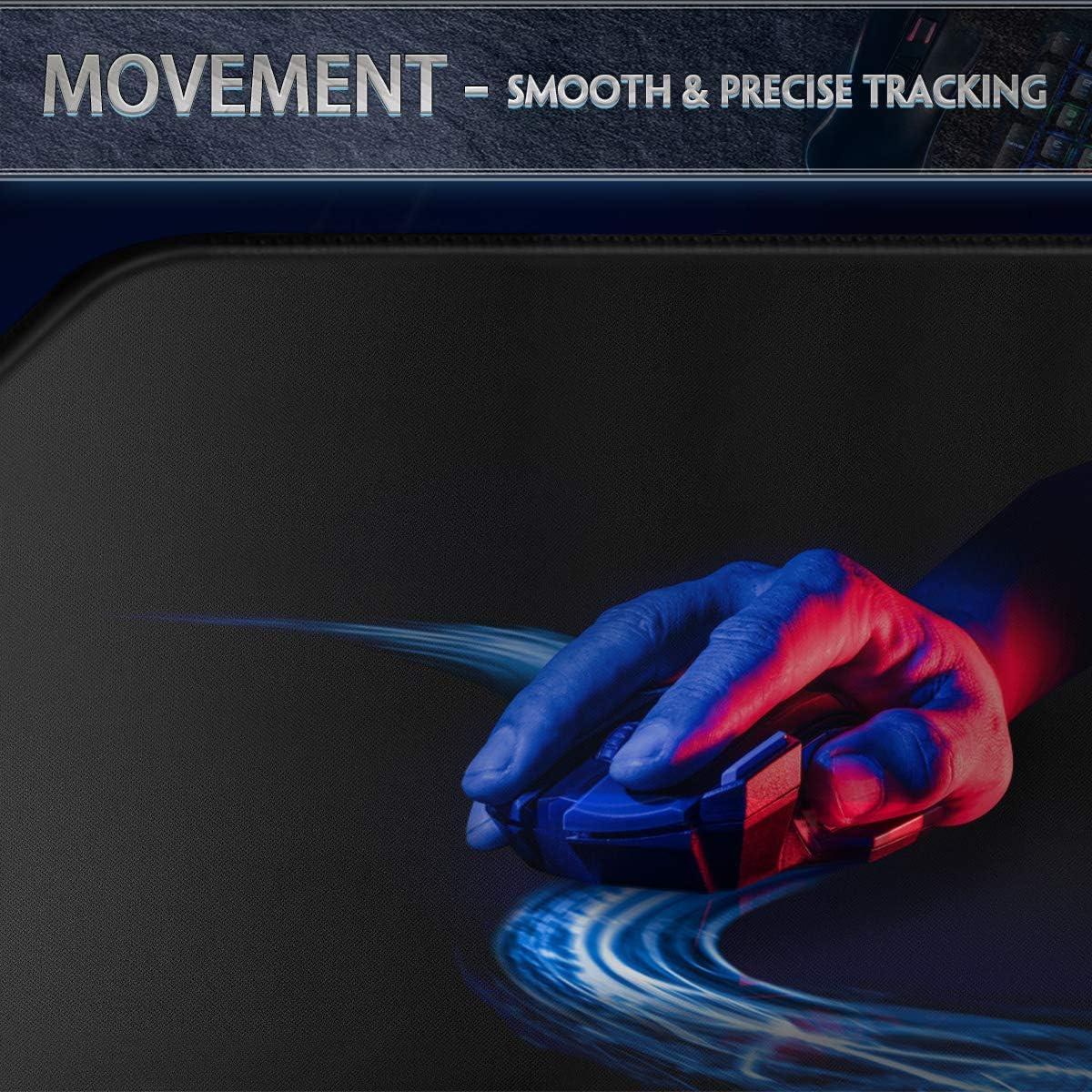 Alfombrilla de Ratón TONOS 30.48x25.4 cm Antideslizante Negra