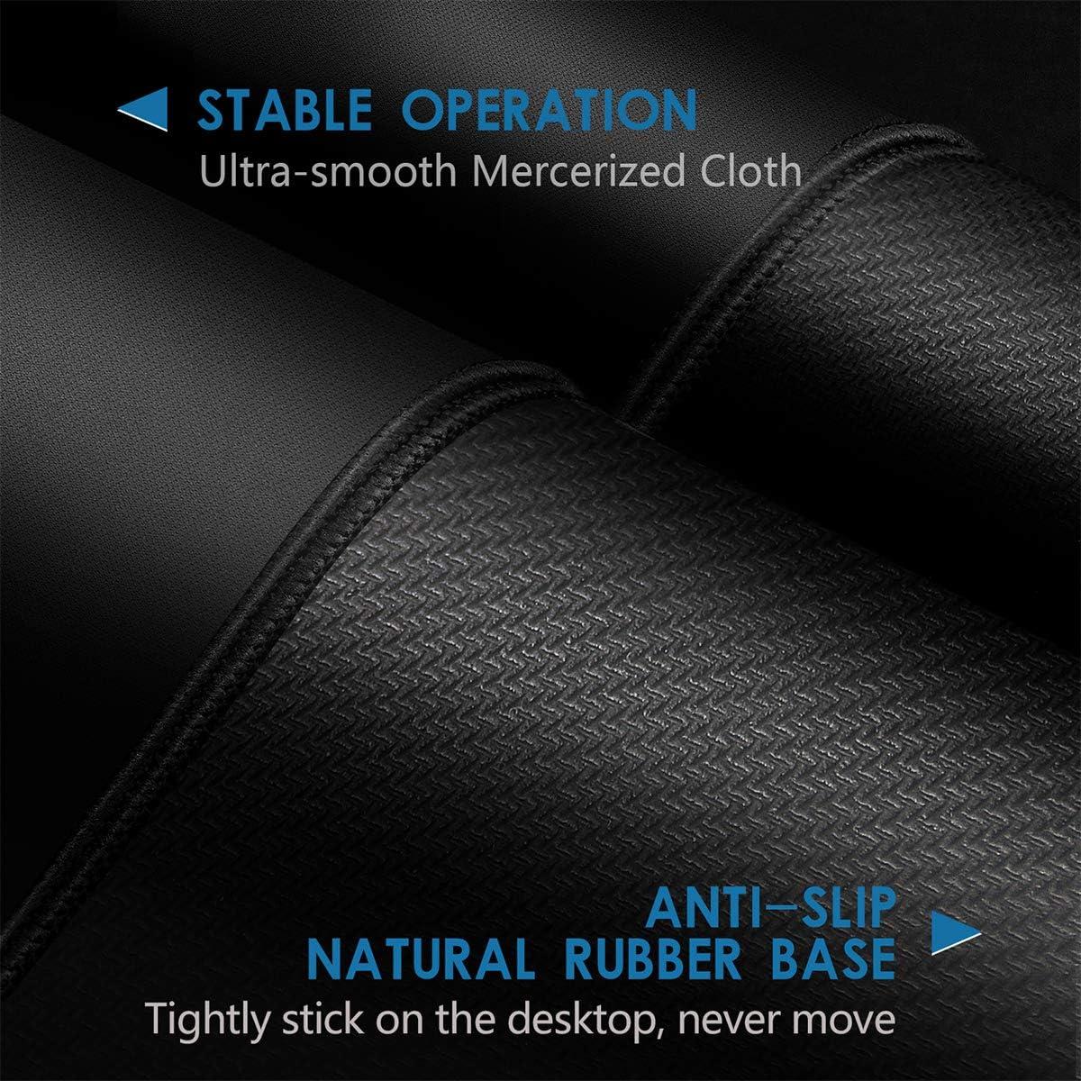 Alfombrilla de Ratón TONOS 30.48x25.4 cm Antideslizante Negra