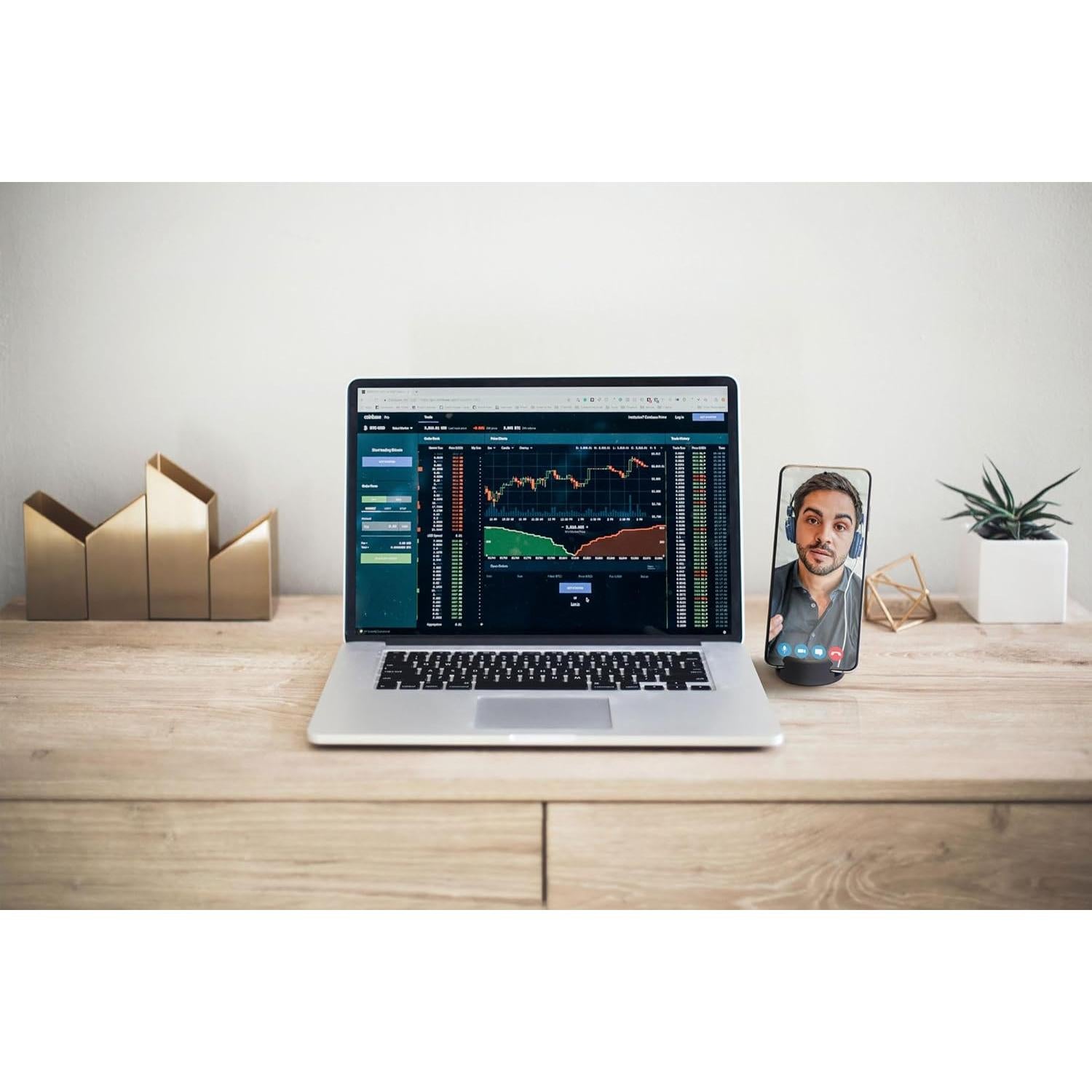 Soporte para Teléfono GoDonut MiNi Negro - Portátil y Versátil