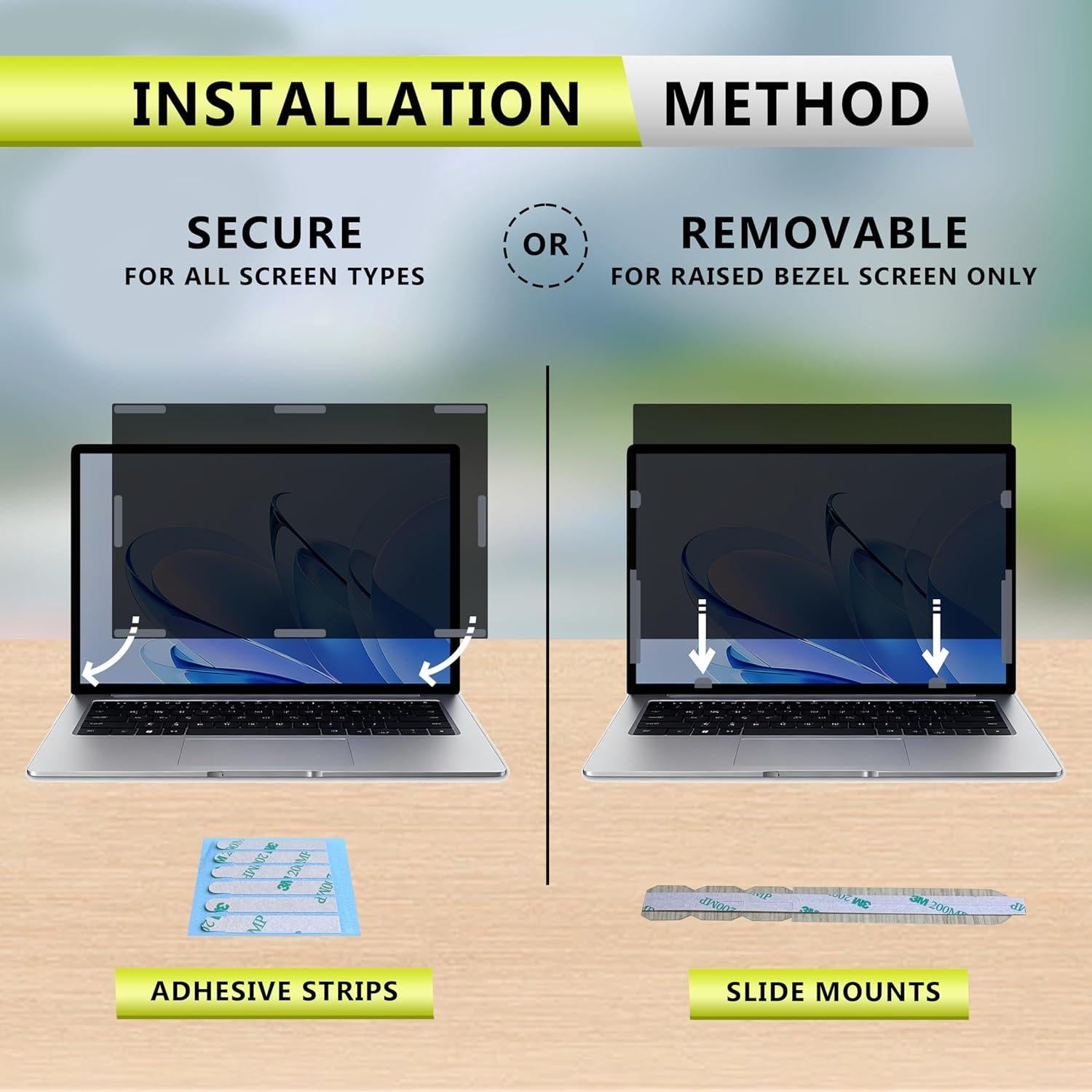 Pantalla de Privacidad 13.3" YongMai Anti-Azul y Anti-reflejo