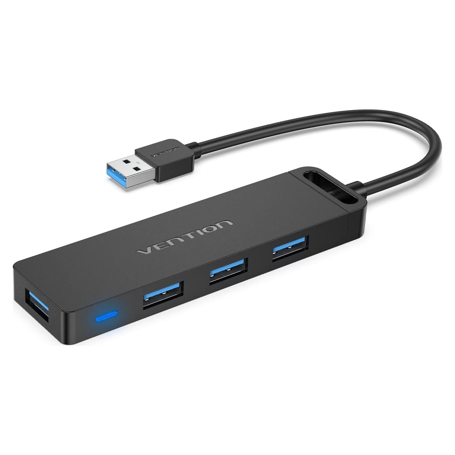 Hub USB 3.0 VENTION 4 Puertos Ultra Delgado 0.15M