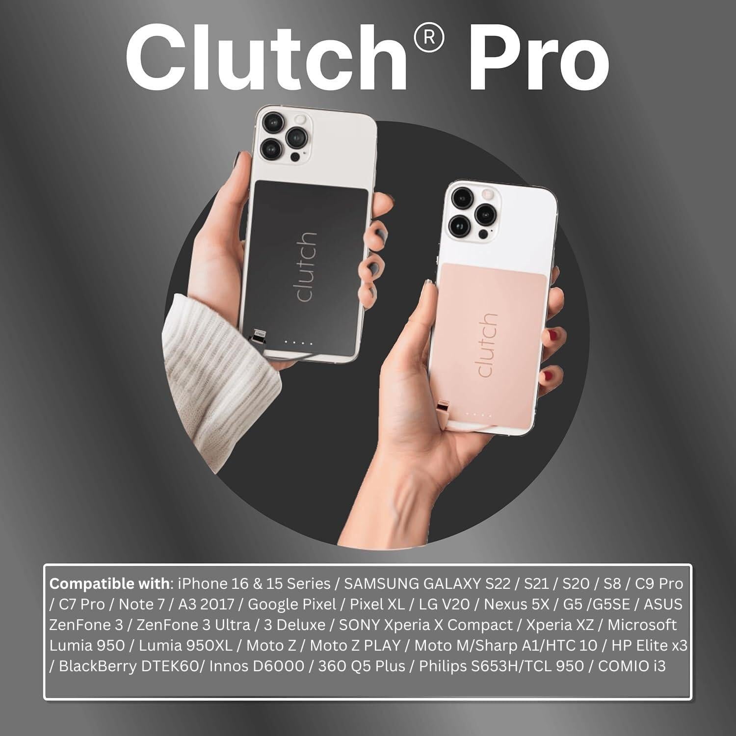 Cargador Portátil USB-C Clutch Pro 5000 mAh Negro