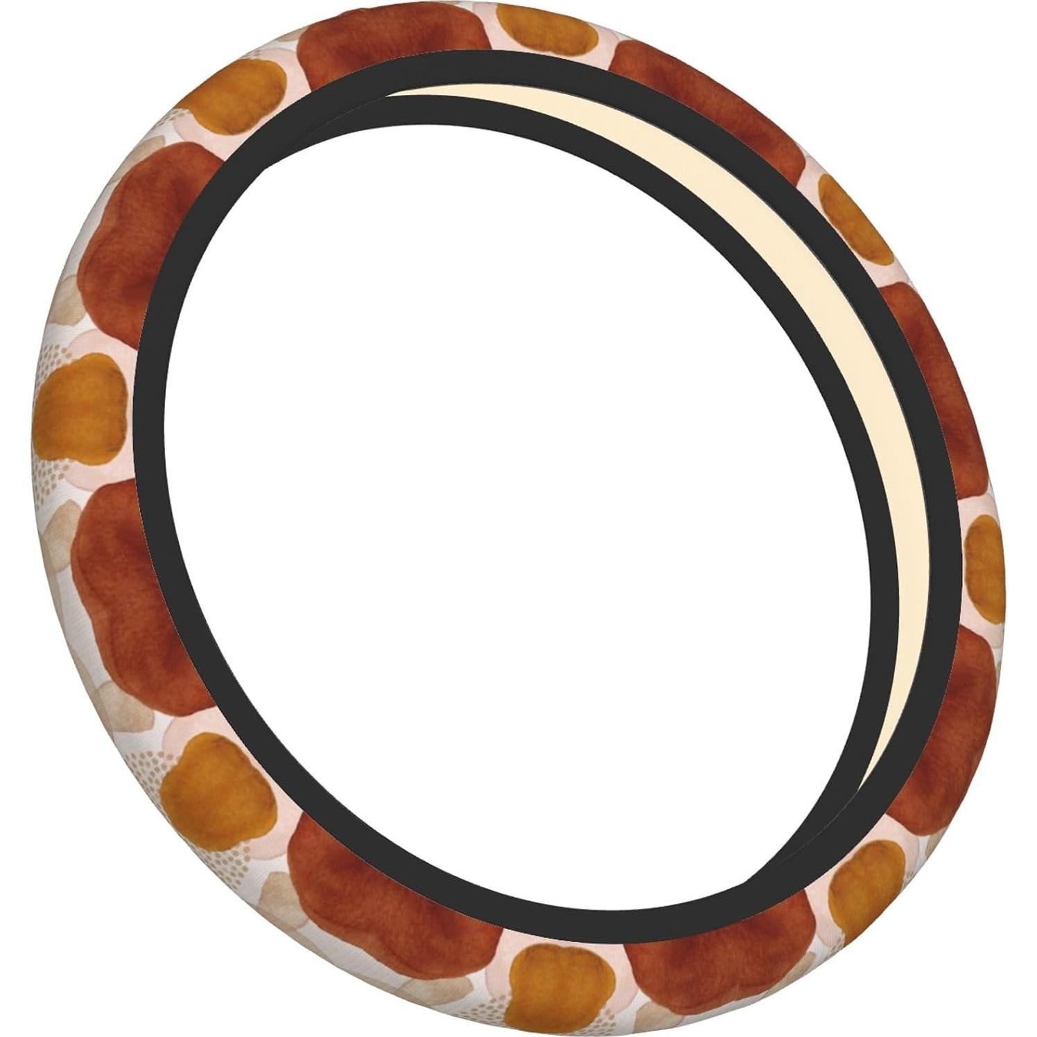 Cubierta de Volante Antideslizante FJyuanqi 38 cm Arte Abstracto