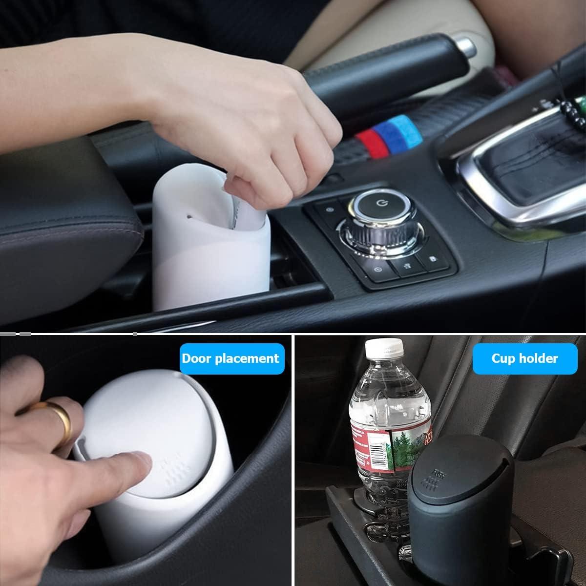 Basurero de Auto BELOMI de Silicona Negro, Portátil e Impermeable