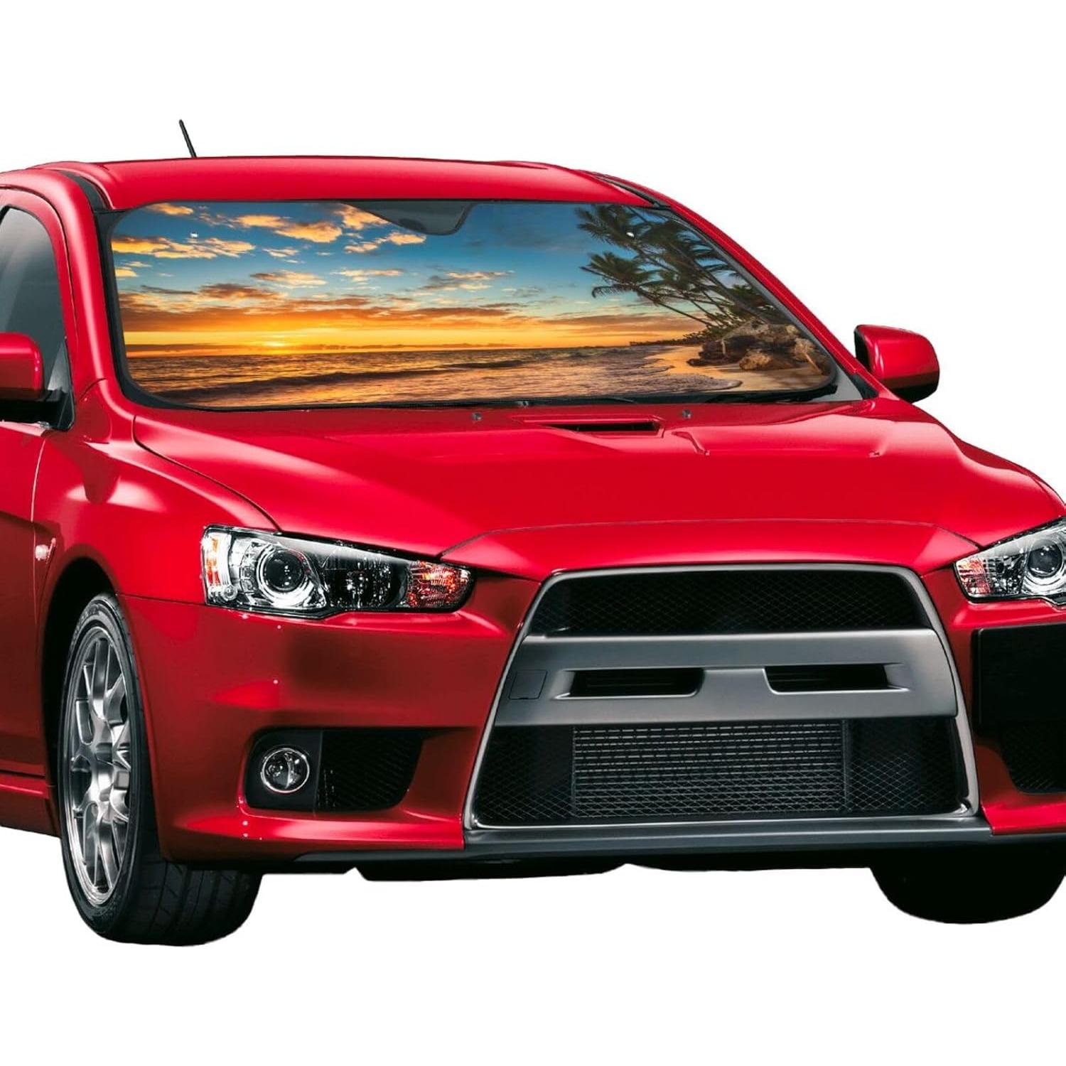 Sombra Solar para Parabrisas YETTA YANG 130x70cm UV Playa