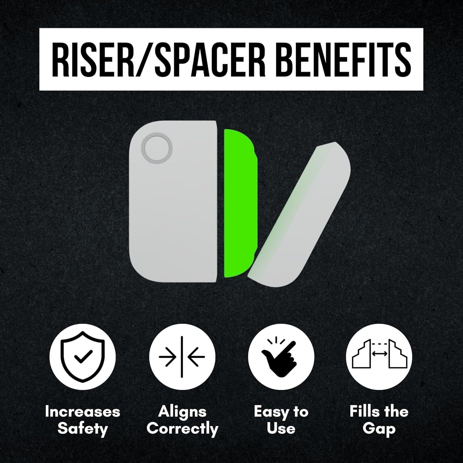 Soporte Magnético para Alarma Ring - Paquete de 2 Brilla en la Oscuridad