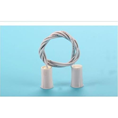 5 Juegos Interruptores Magnéticos de Puerta YXQ RC-33 Blanco