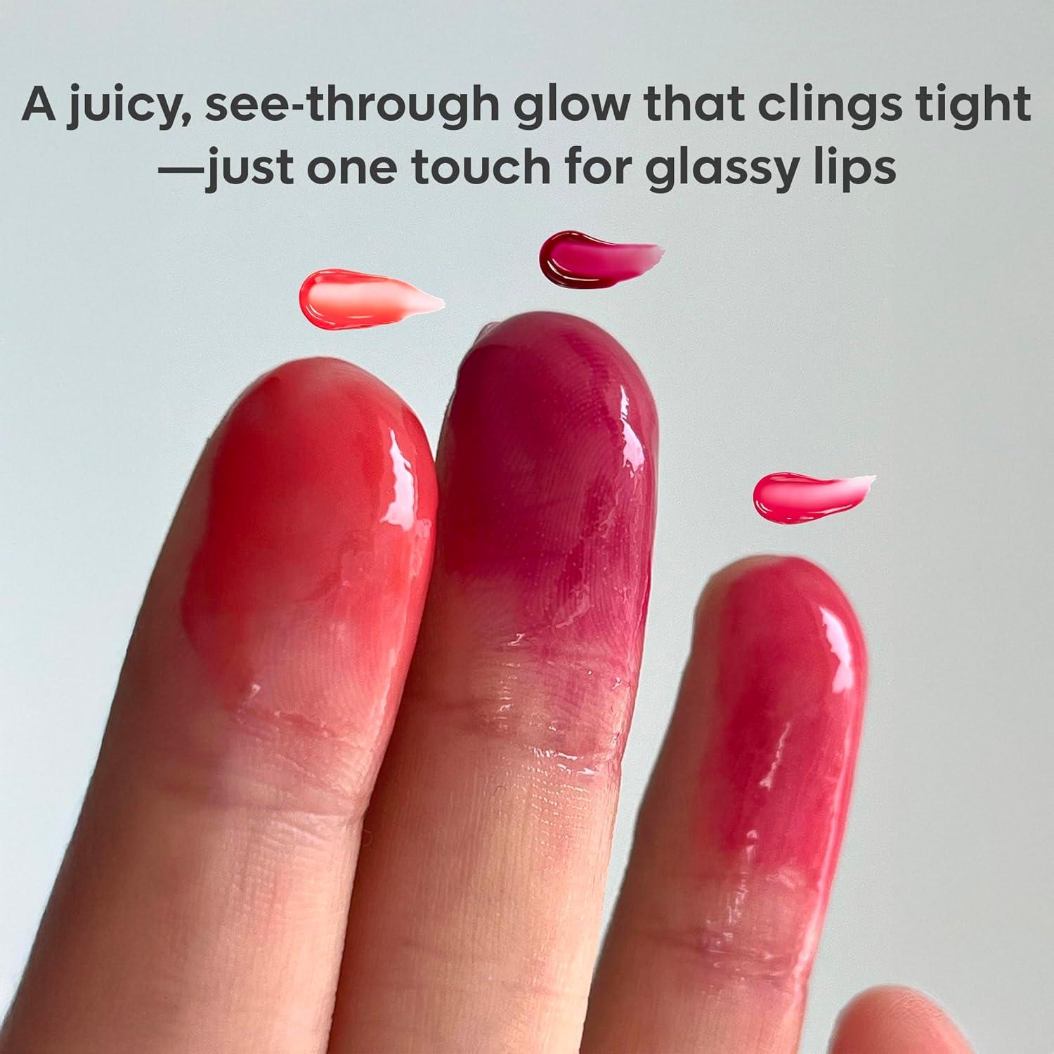 COLORGRAM TINTIN DORY LIP JAM 01 SHINE MUSCAT JAM | Pudding Pot Lip Blush | Tinted Lip Jam, Hydrating & Plumping Lip Balm with Lightweight, Non-Sticky Formula | Clear Radiance & Semi-Transparent Color