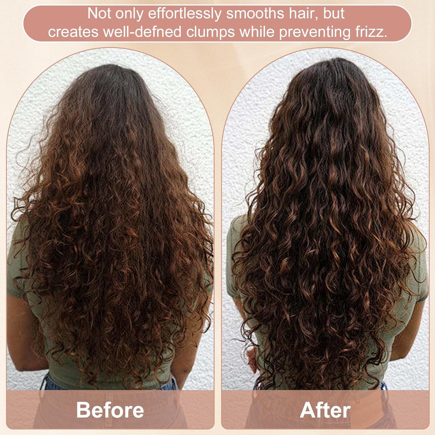 Cepillo Ventilado para Cabello Rizado GTWRMXT Beige 26.7x7.8cm