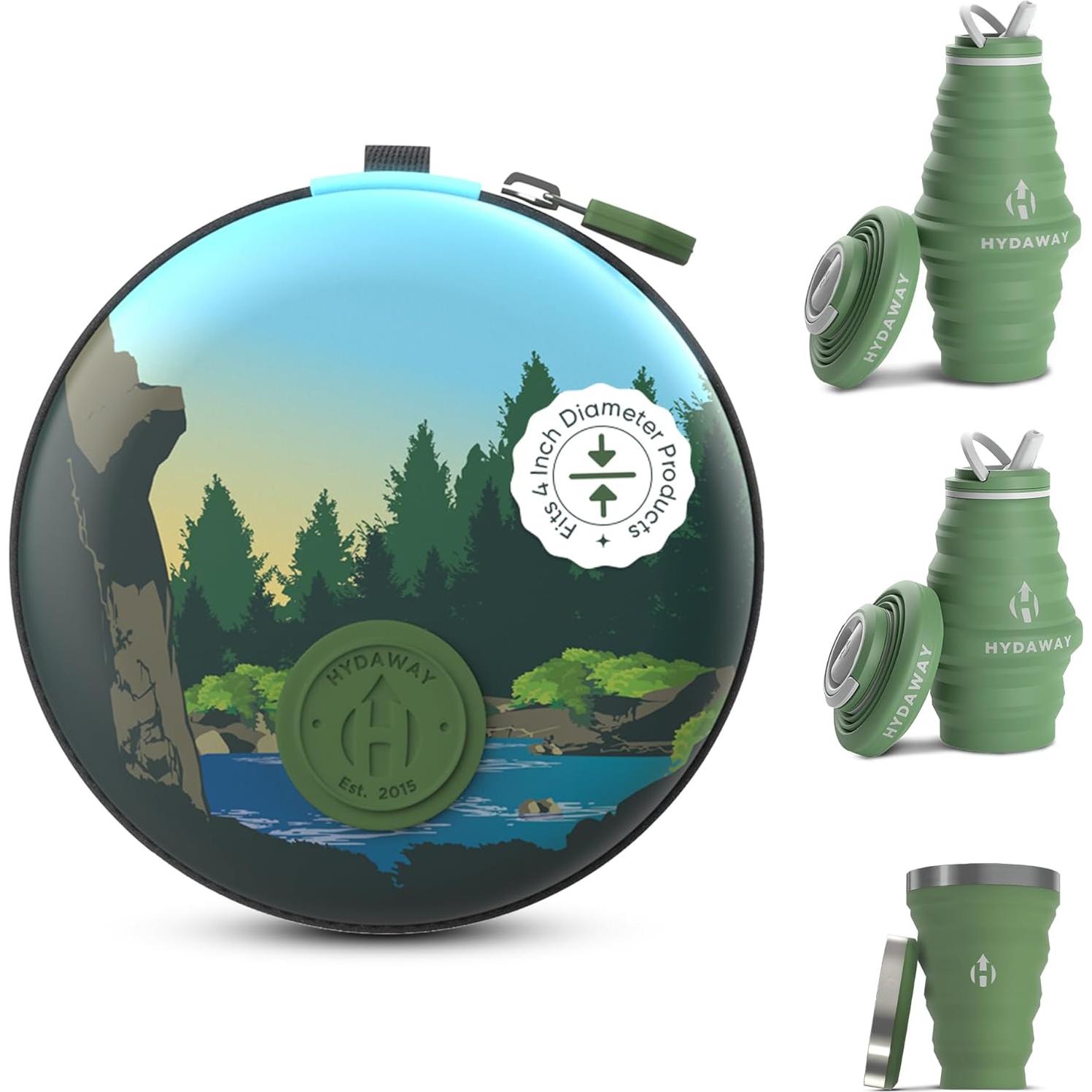 Estuche de Agua Plegable HYDAWAY - Mini Bolsa de Viaje