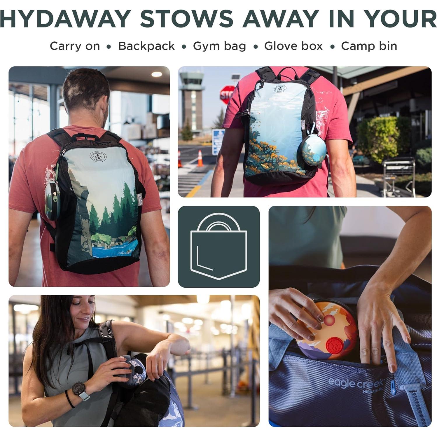 Estuche de Agua Plegable HYDAWAY - Mini Bolsa de Viaje
