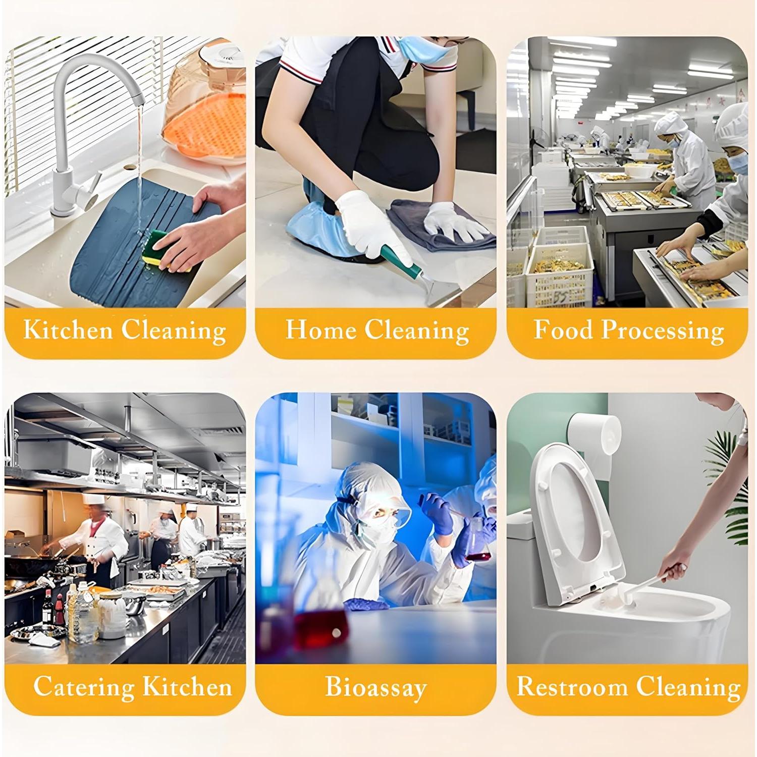 200 Mangas Desechables para Brazos LIYUN, 40x20 cm, Azul