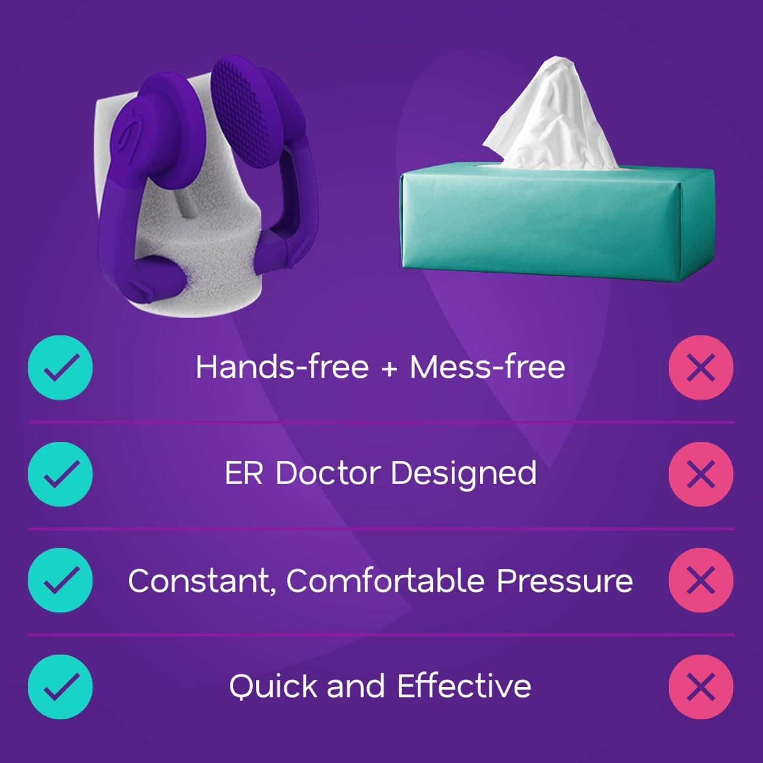 Dispositivo NasaClip para Hemorragias Nasales - Kit de Inicio