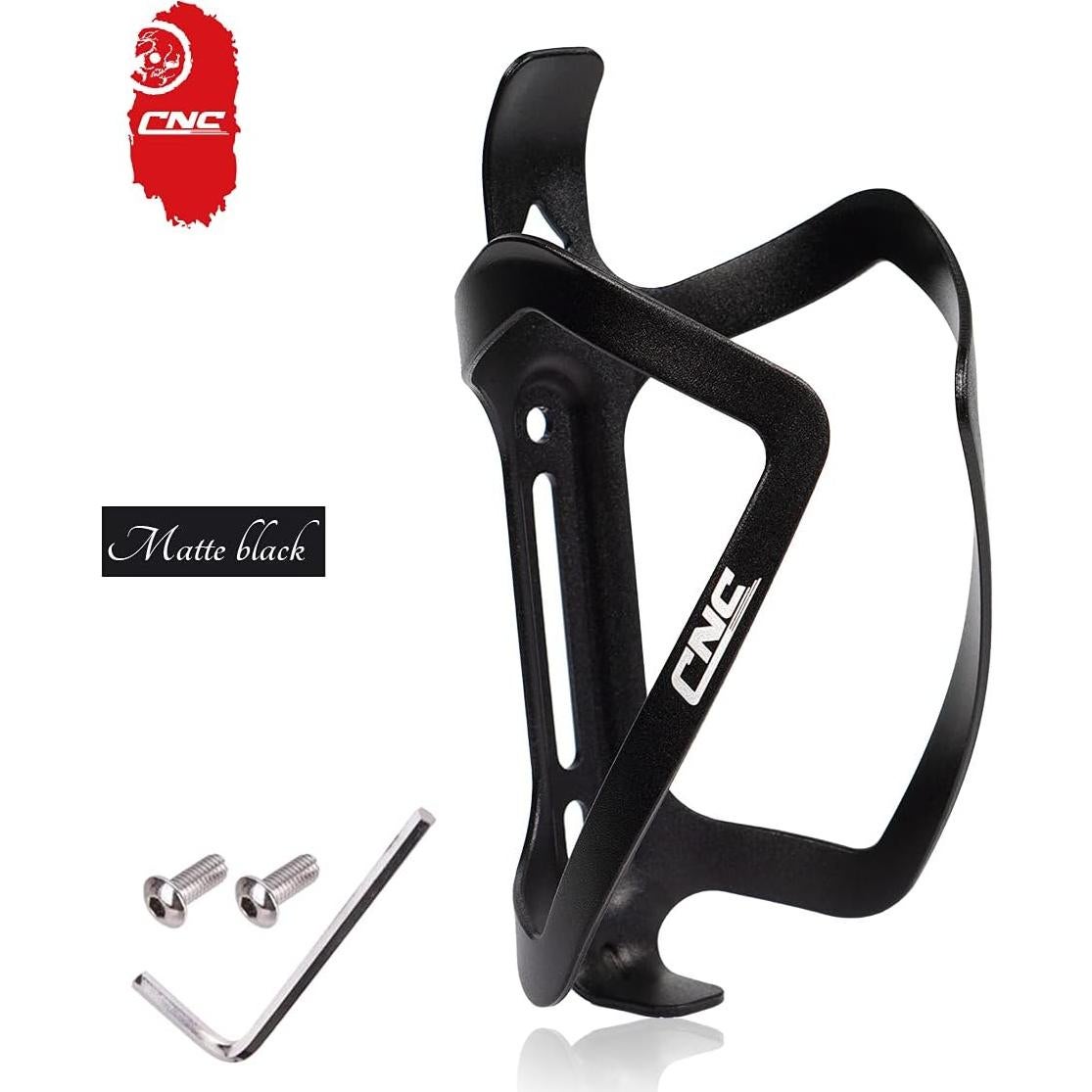 Soporte para Botella de Agua de Bicicleta CNC - Paquete de 2 - Negro