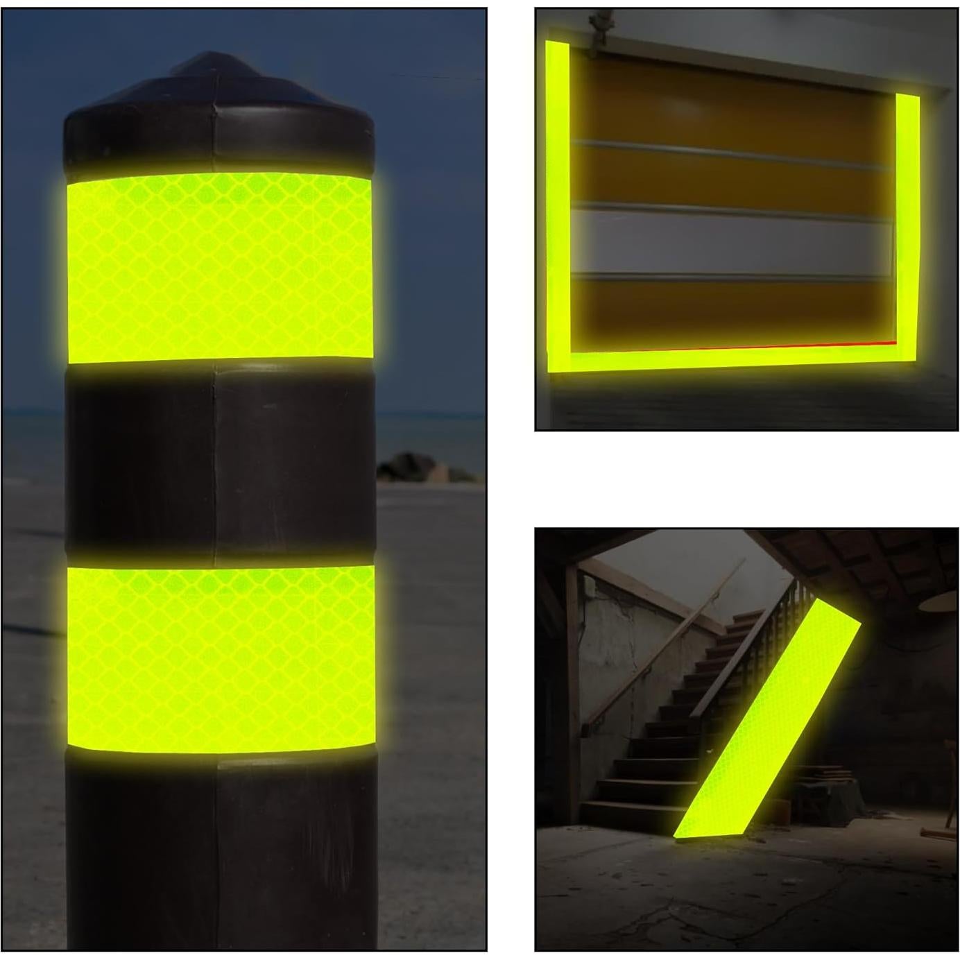 Cinta Reflectante SWRT 5.08 cm x 9.14 m Verde Fluorescente