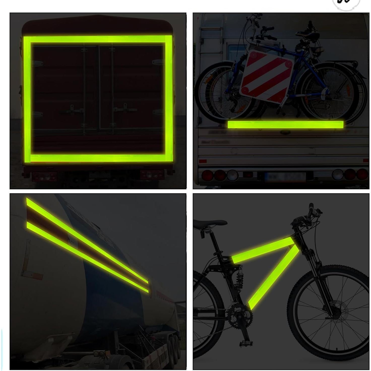 Cinta Reflectante SWRT 5.08 cm x 9.14 m Verde Fluorescente