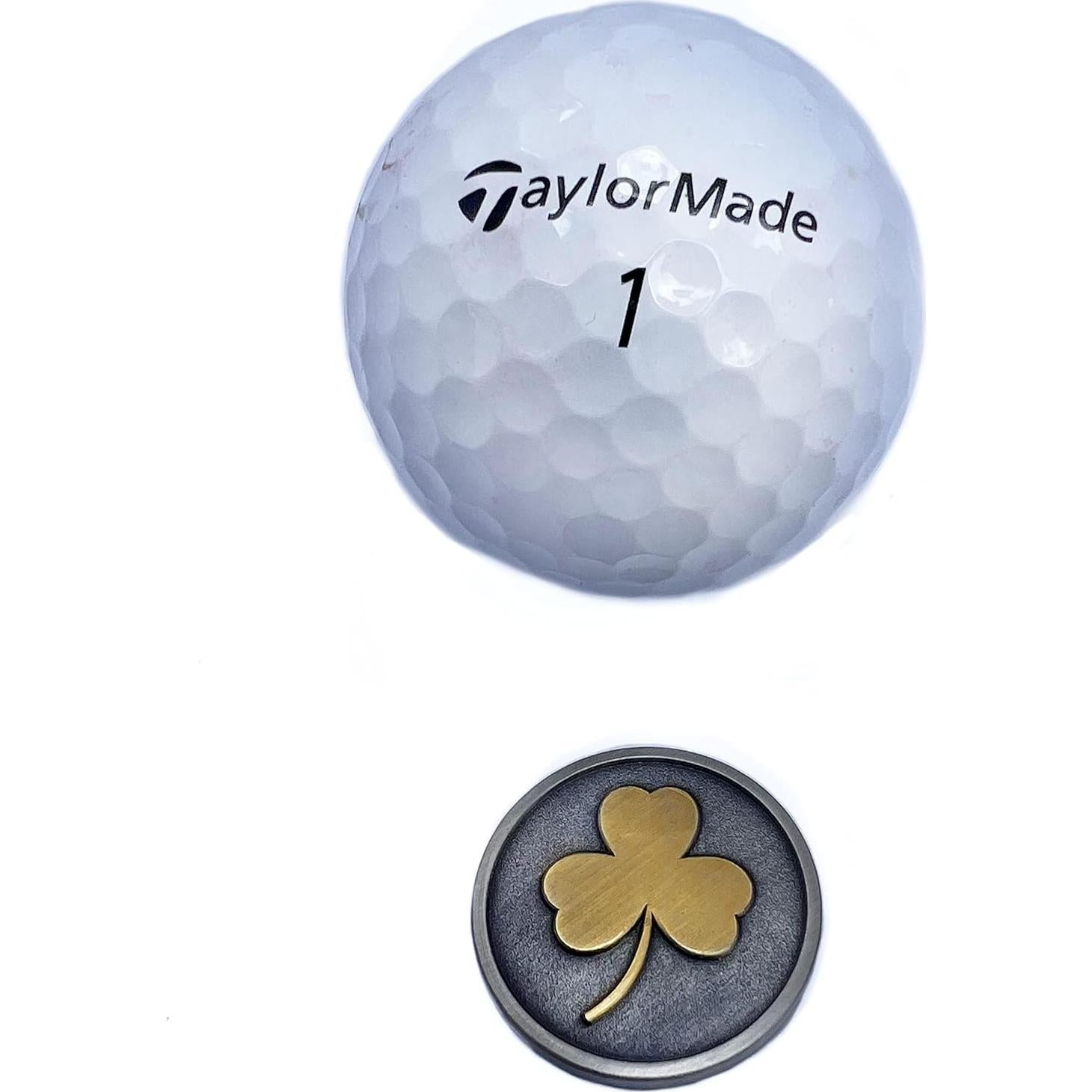 Marcador de Golf Magnético de Metal Trébol Irlandés Completo