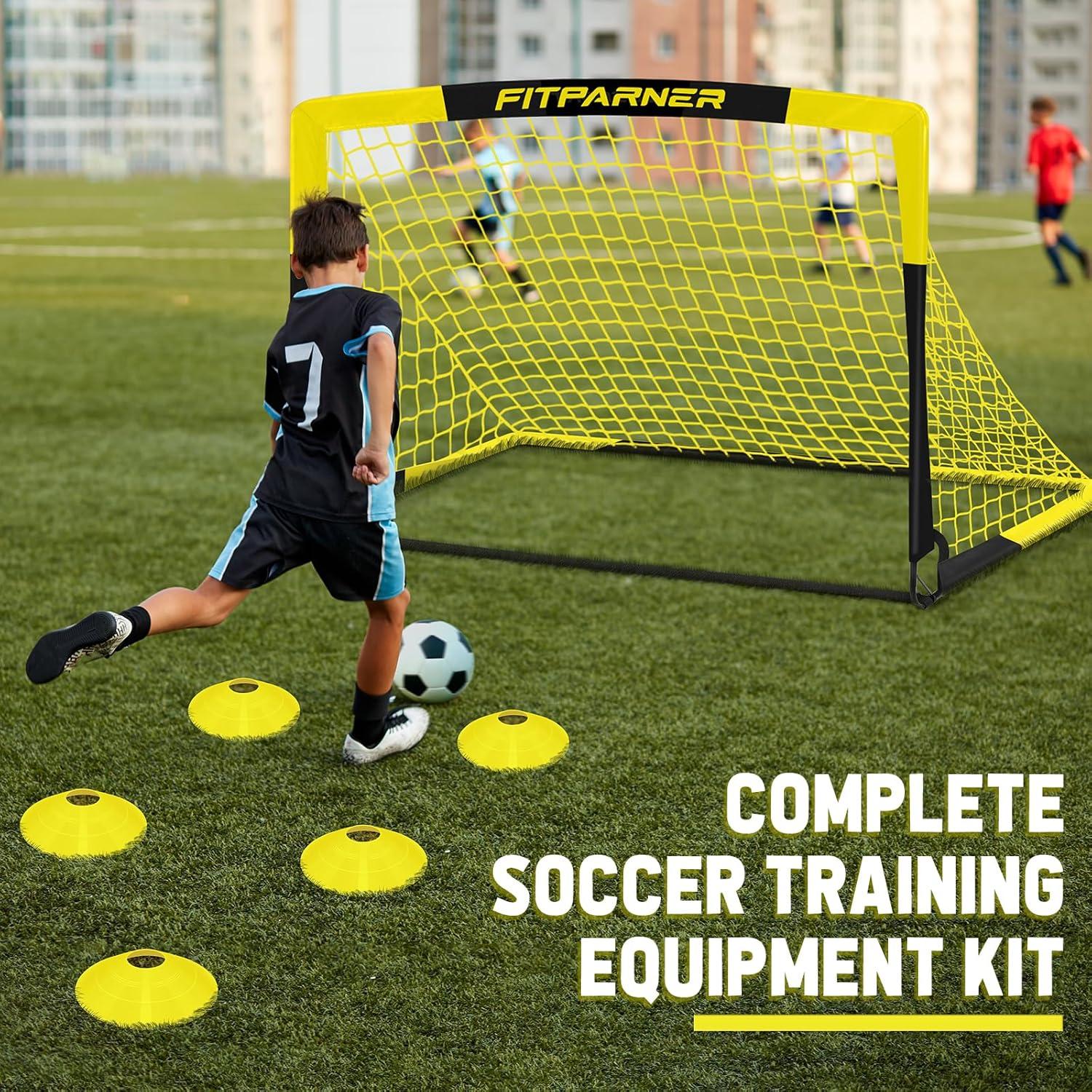 Portería de Fútbol Plegable FITPARNER 1.83x1.22m para Niños