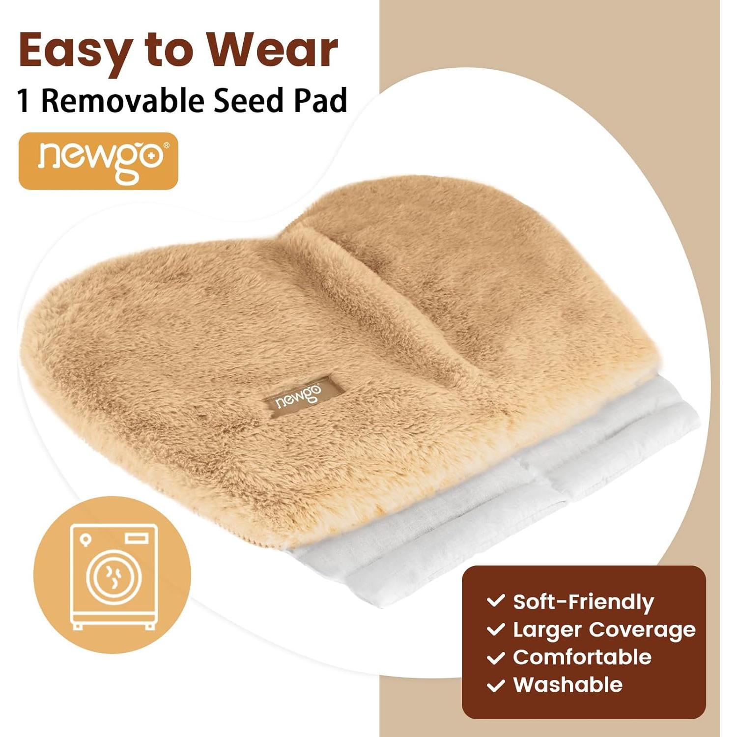 Manoplas Calentables NEWGO para Alivio de Artritis - Marrón