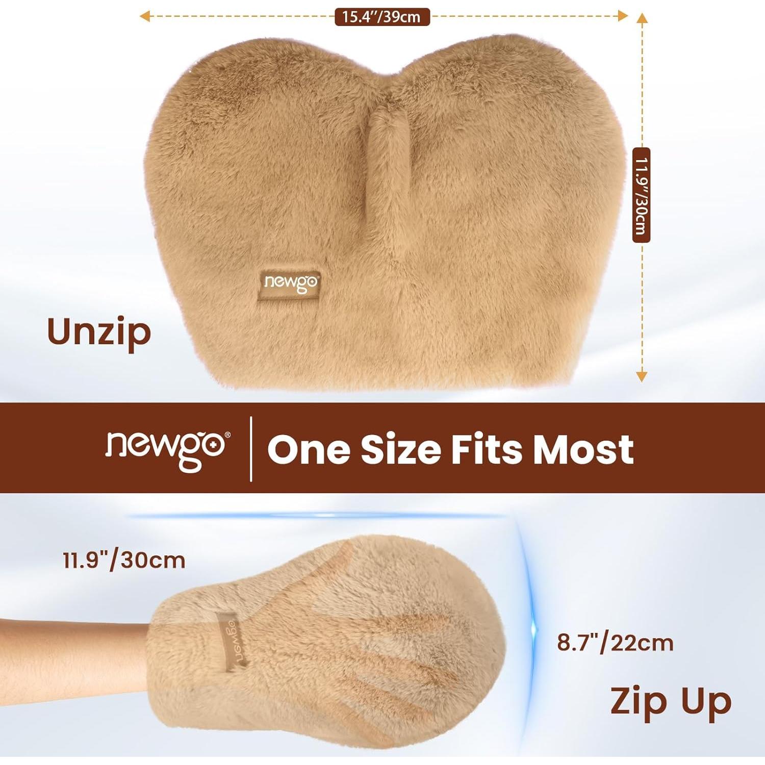 Manoplas Calentables NEWGO para Alivio de Artritis - Marrón