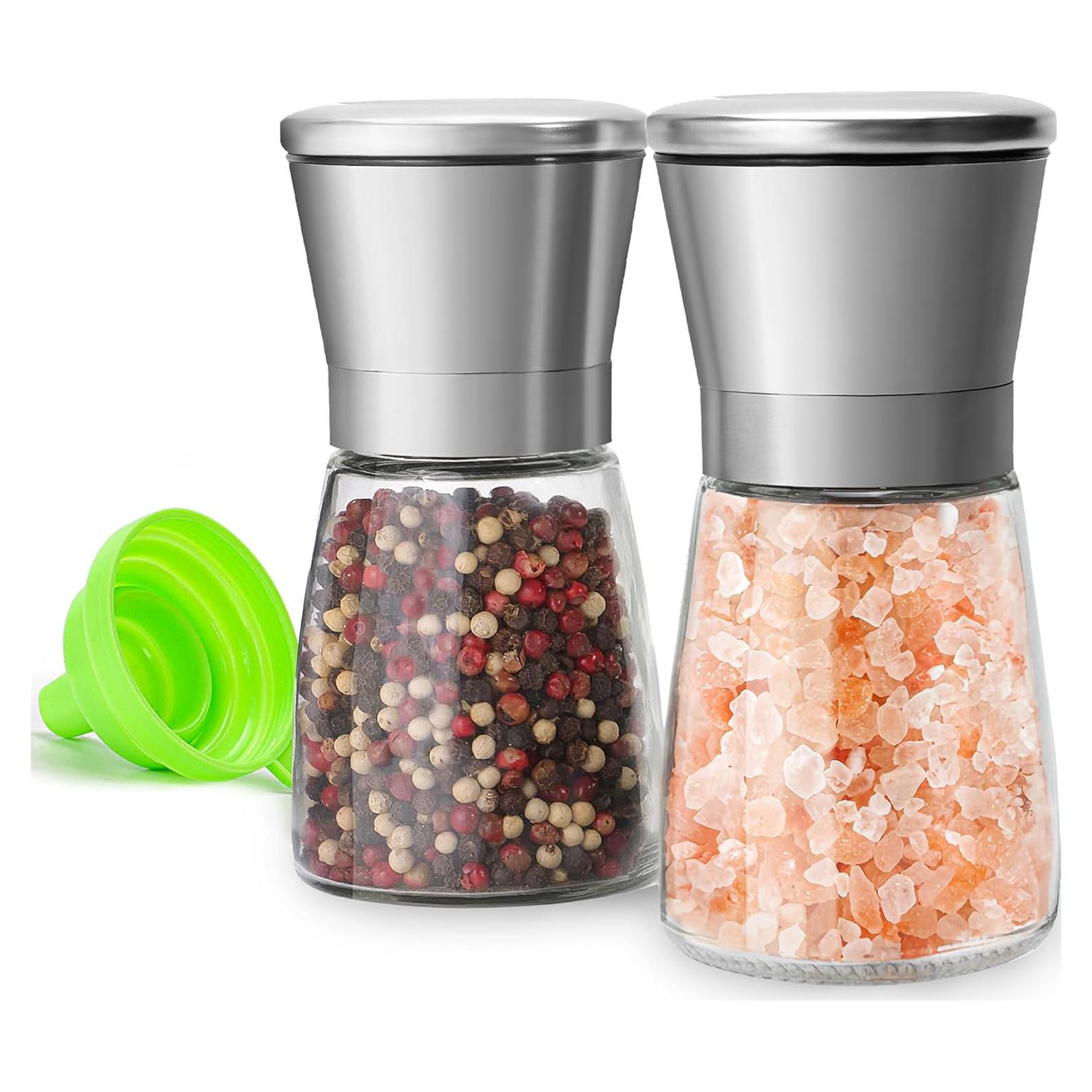 Juego de Molinillos de Sal y Pimienta M JINGMEI 2 Piezas
