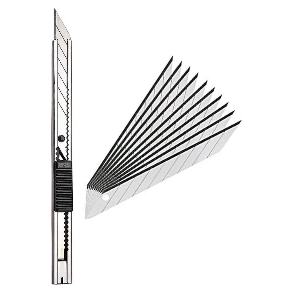 Cuchillo Utility Gebildet 9mm con 10 Cuchillas Reemplazables