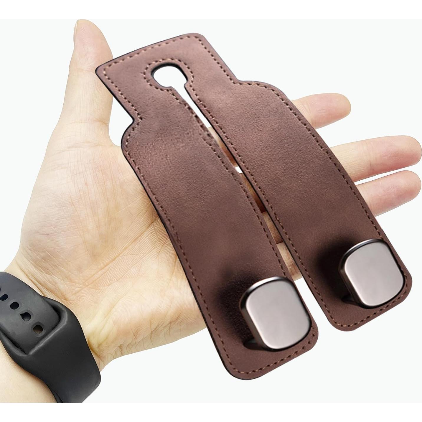 Ganchos de Reposacabezas DEIHAALEN para Coche - Doble, Negro