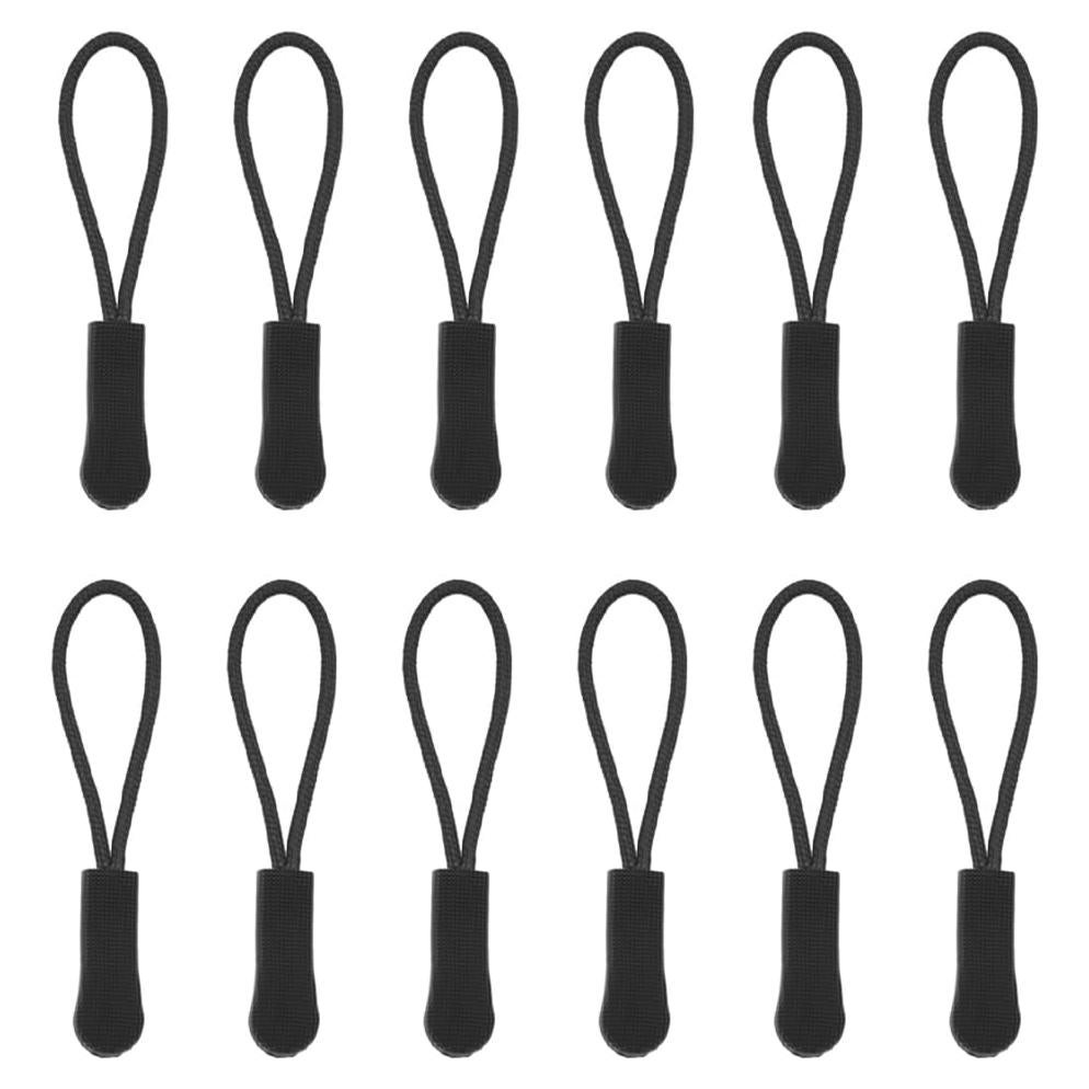 Tiradores de Cremallera Yosawa 50 Piezas Nylon Negro