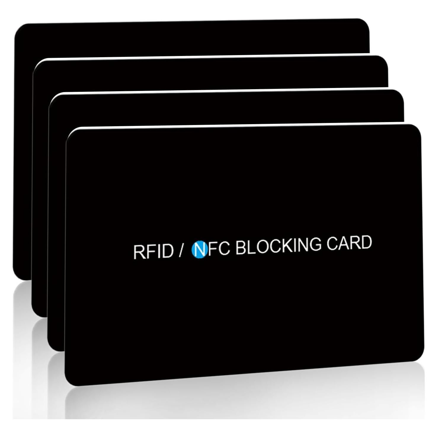 Tarjeta de Bloqueo RFID AYAIM 4 Pack - Protección Billetera