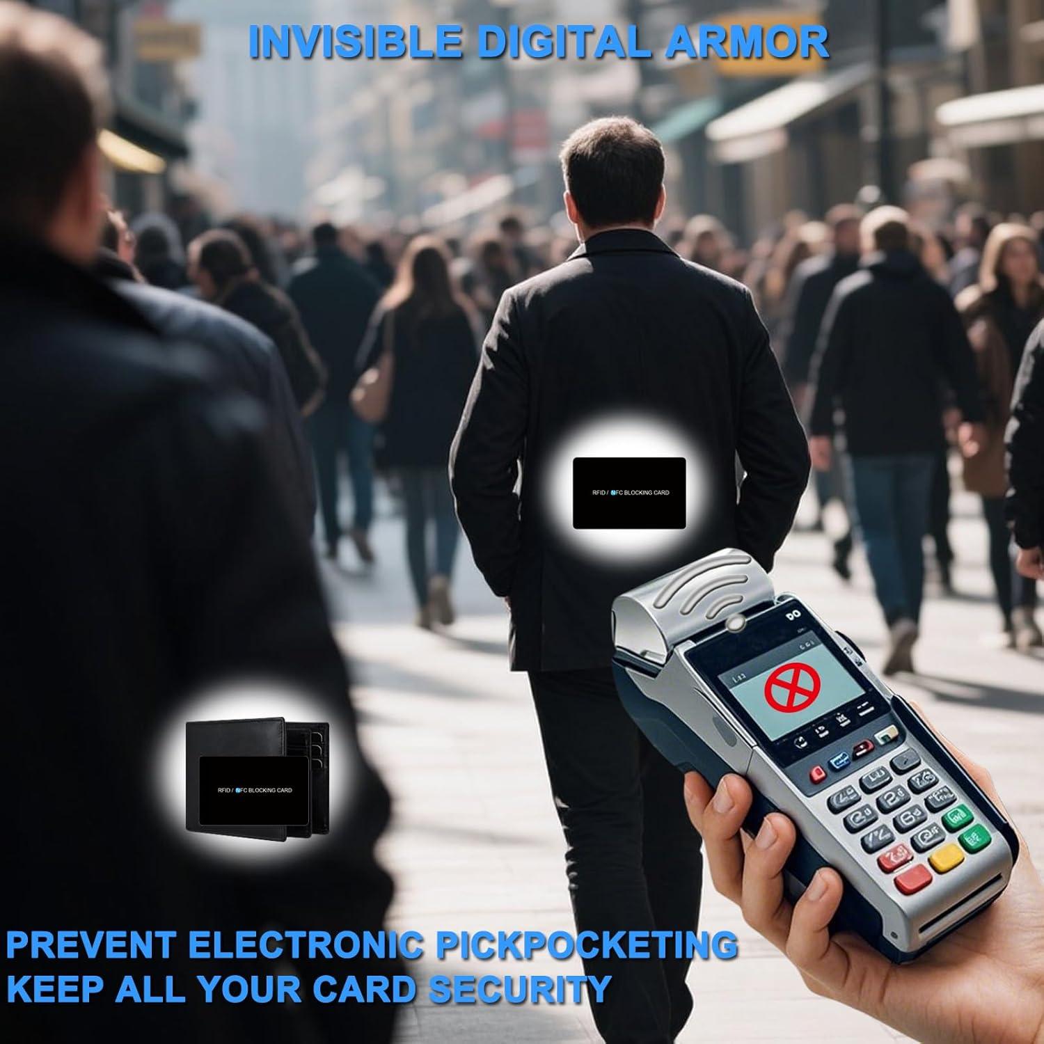 Tarjeta de Bloqueo RFID AYAIM 4 Pack - Protección Billetera