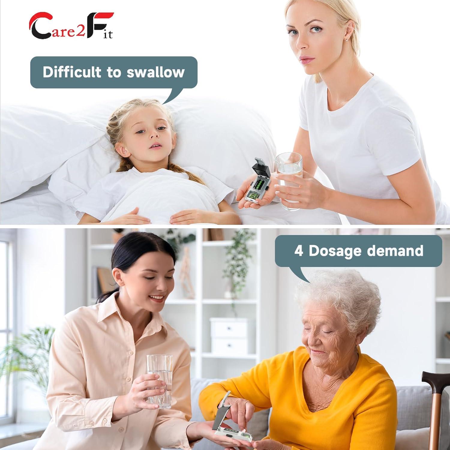 Cortador de Pastillas Care2fit 2025 - Aluminio y Acero Inoxidable