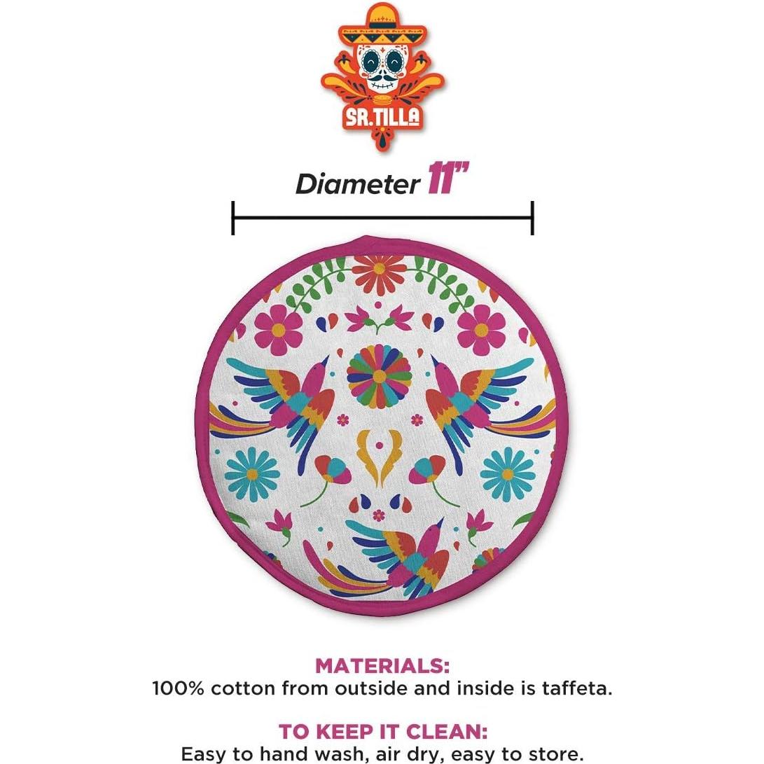 Calentador de Tortillas Mexicano MOMAJI 2 Piezas 11" Algodón