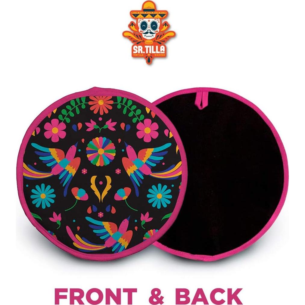 Calentador de Tortillas Mexicano MOMAJI 2 Piezas 11" Algodón