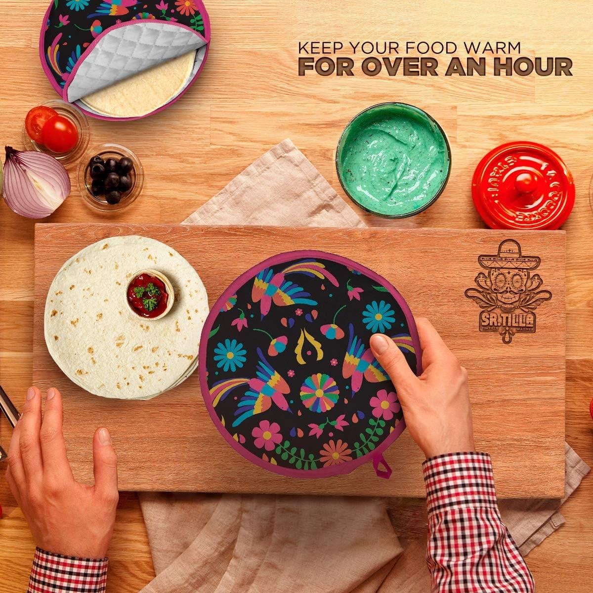 Calentador de Tortillas Mexicano MOMAJI 2 Piezas 11" Algodón