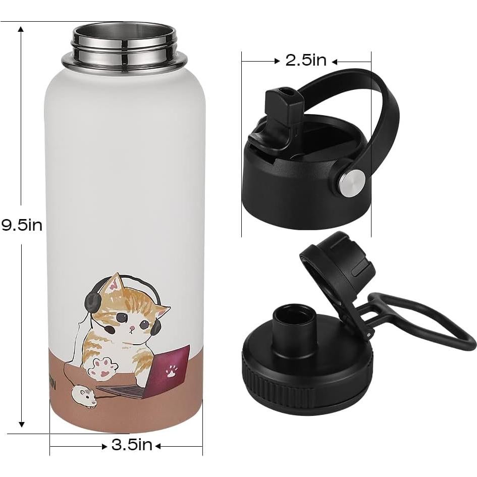 Botella de Agua Aislada Funkrin 32oz Acero Inoxidable