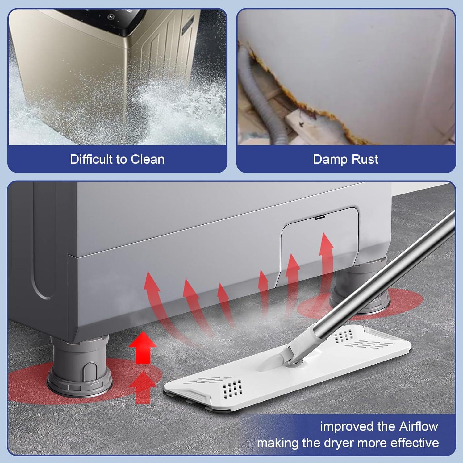 4 Almohadillas Antivibración Ajustables TENGWEI para Lavadora