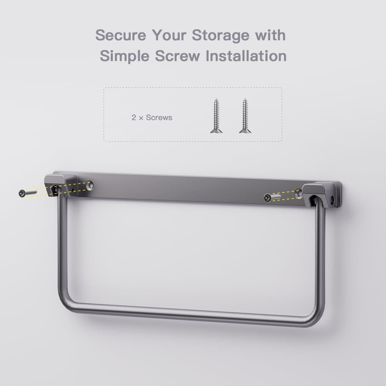 Estante Plegable para Zapatos Safoner - Organizador de Aluminio 2 Pzs