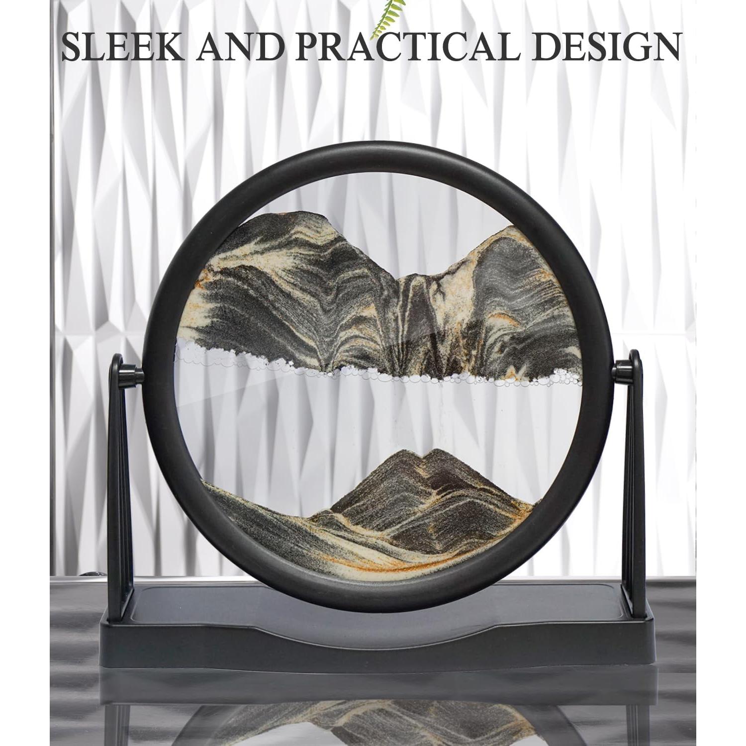 Arte de Arena Dinámico 3D BringLED - Soporte Reversible 25.5x4.5 cm