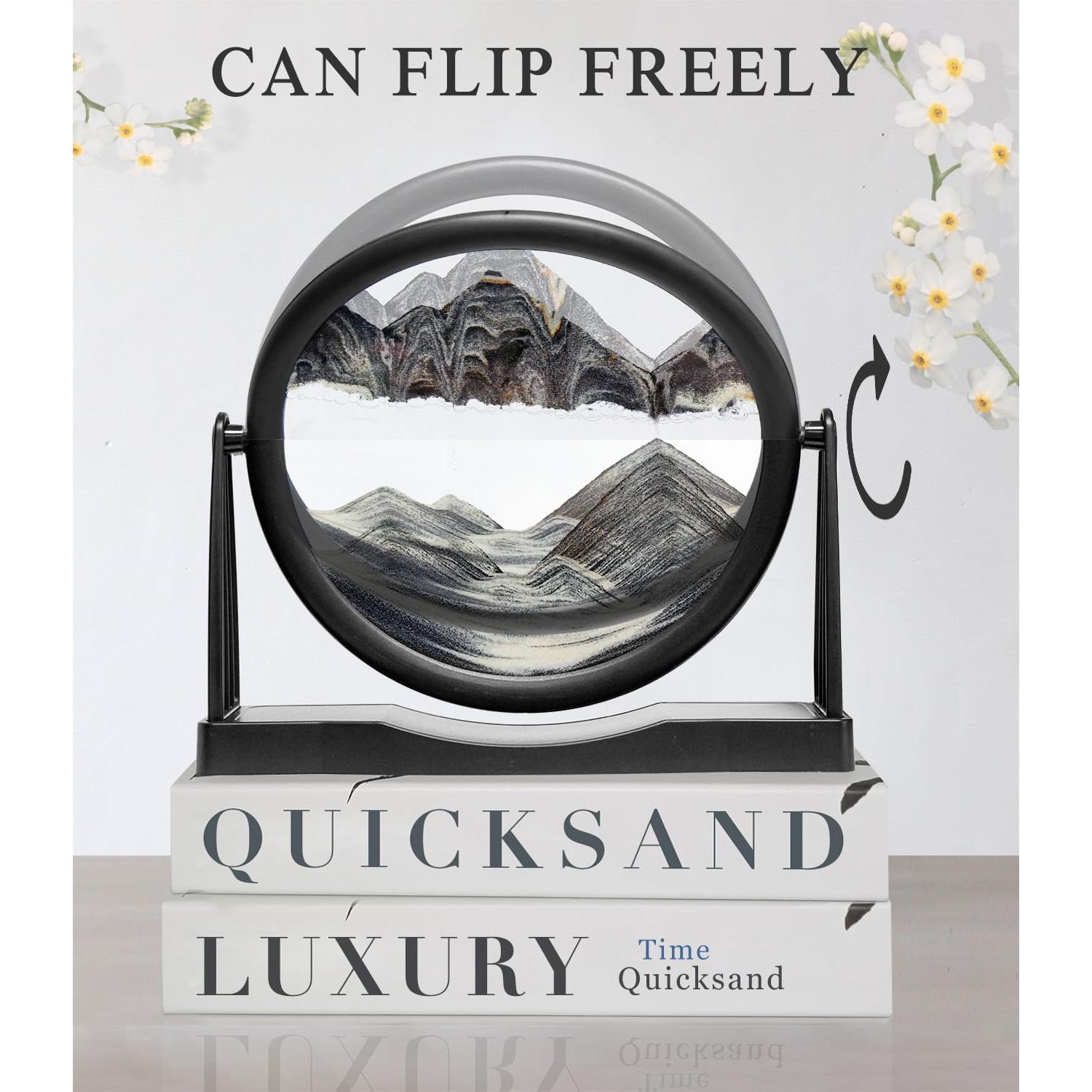 Arte de Arena Dinámico 3D BringLED - Soporte Reversible 25.5x4.5 cm