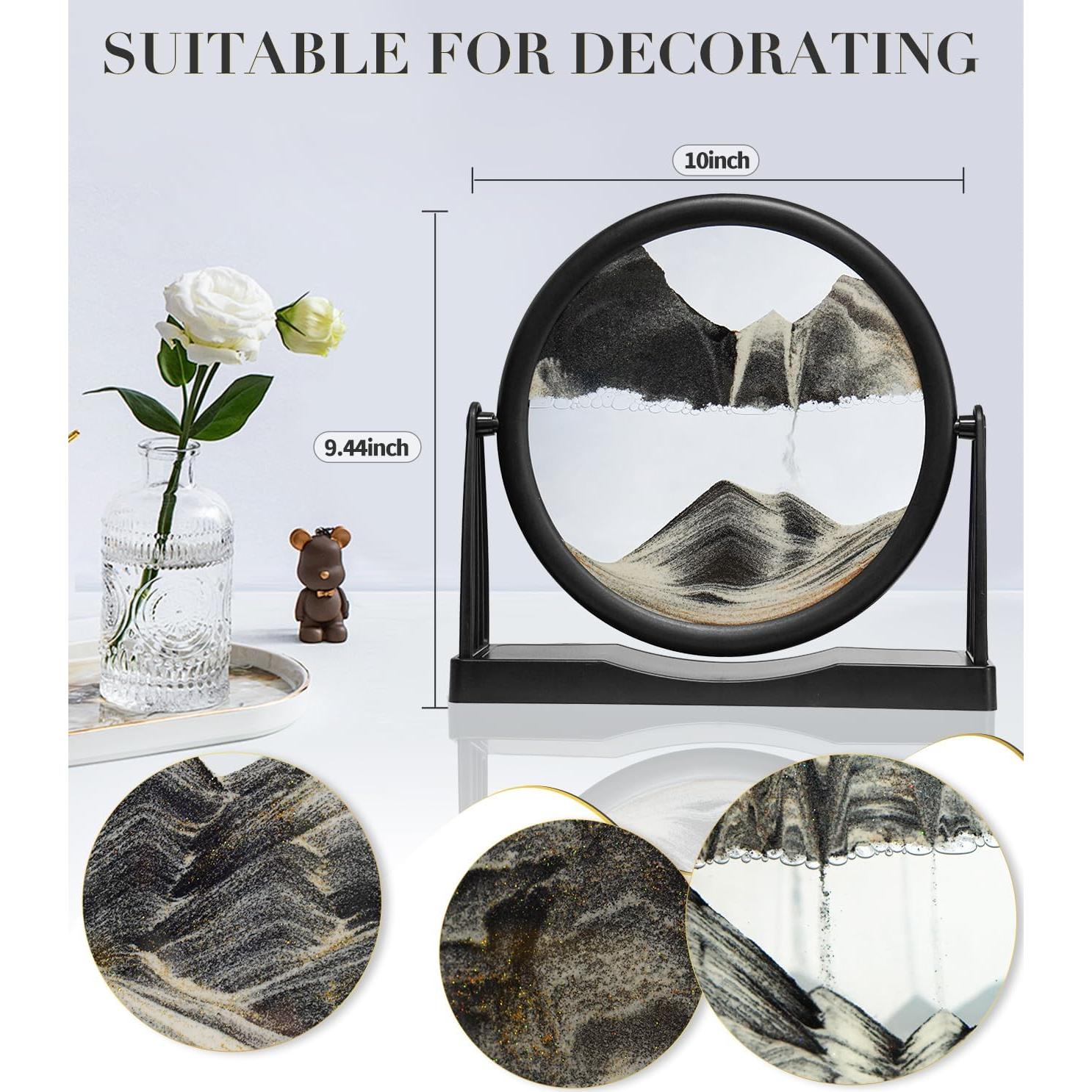 Arte de Arena Dinámico 3D BringLED - Soporte Reversible 25.5x4.5 cm