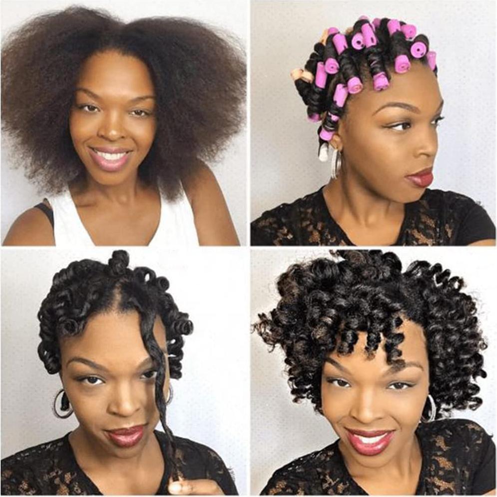 Juego de 20 Varillas para Permanente de Cabello Natural - Púrpura