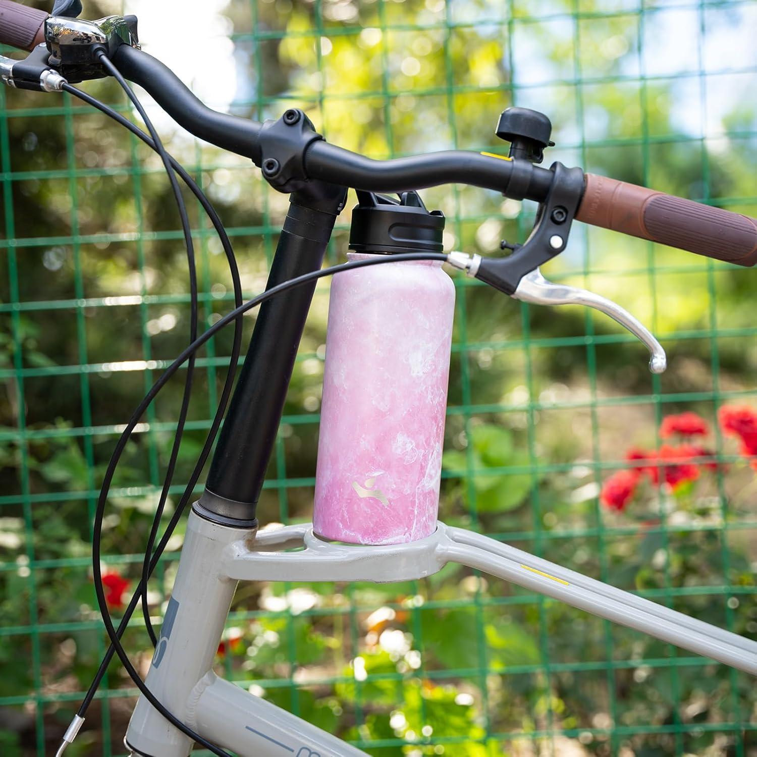 Botella de Agua Aislada Konokyo 1.18L Acero Inoxidable Mármol