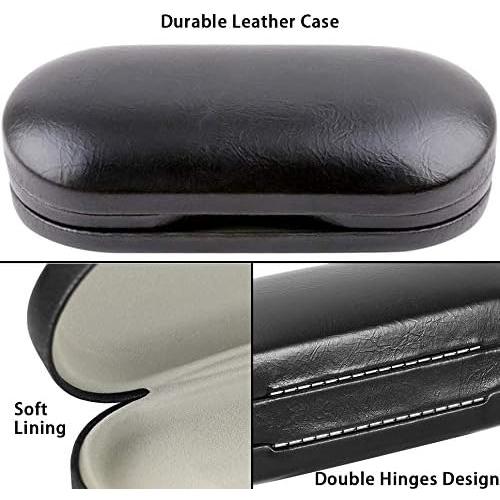 Estuche 2 en 1 Muf para Lentes de Contacto y Gafas Negro