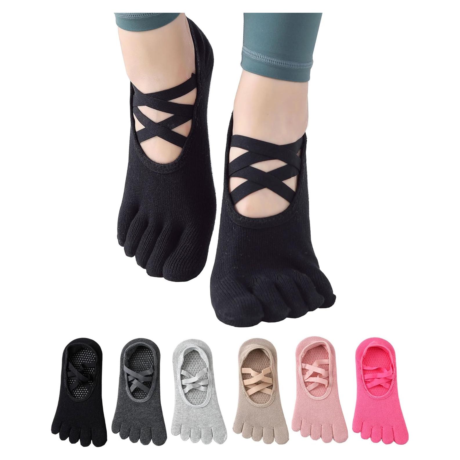 Calcetines de Yoga Antideslizantes Spencial para Mujeres - Talla Única
