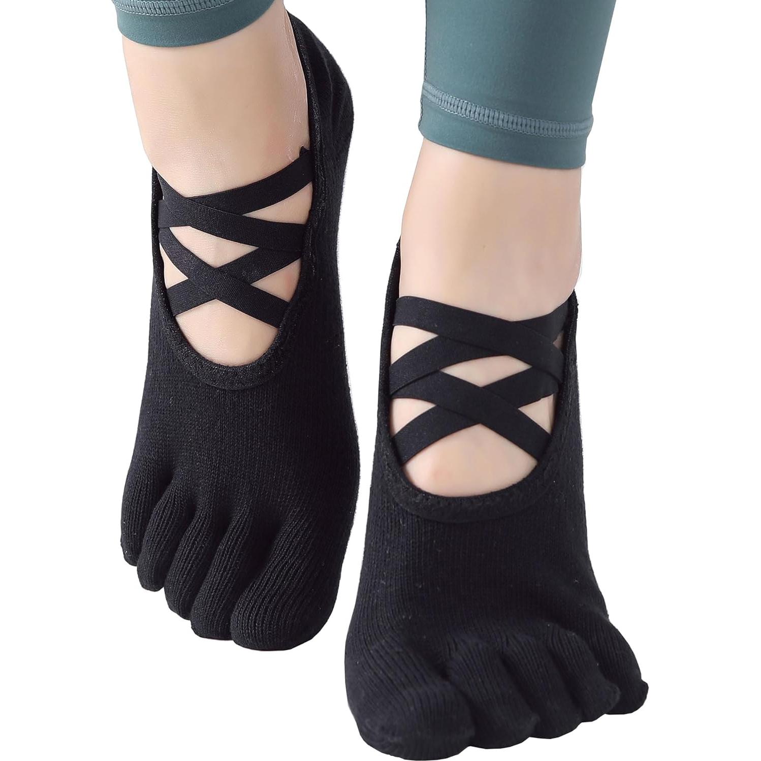 Calcetines de Yoga Antideslizantes Spencial para Mujeres - Talla Única