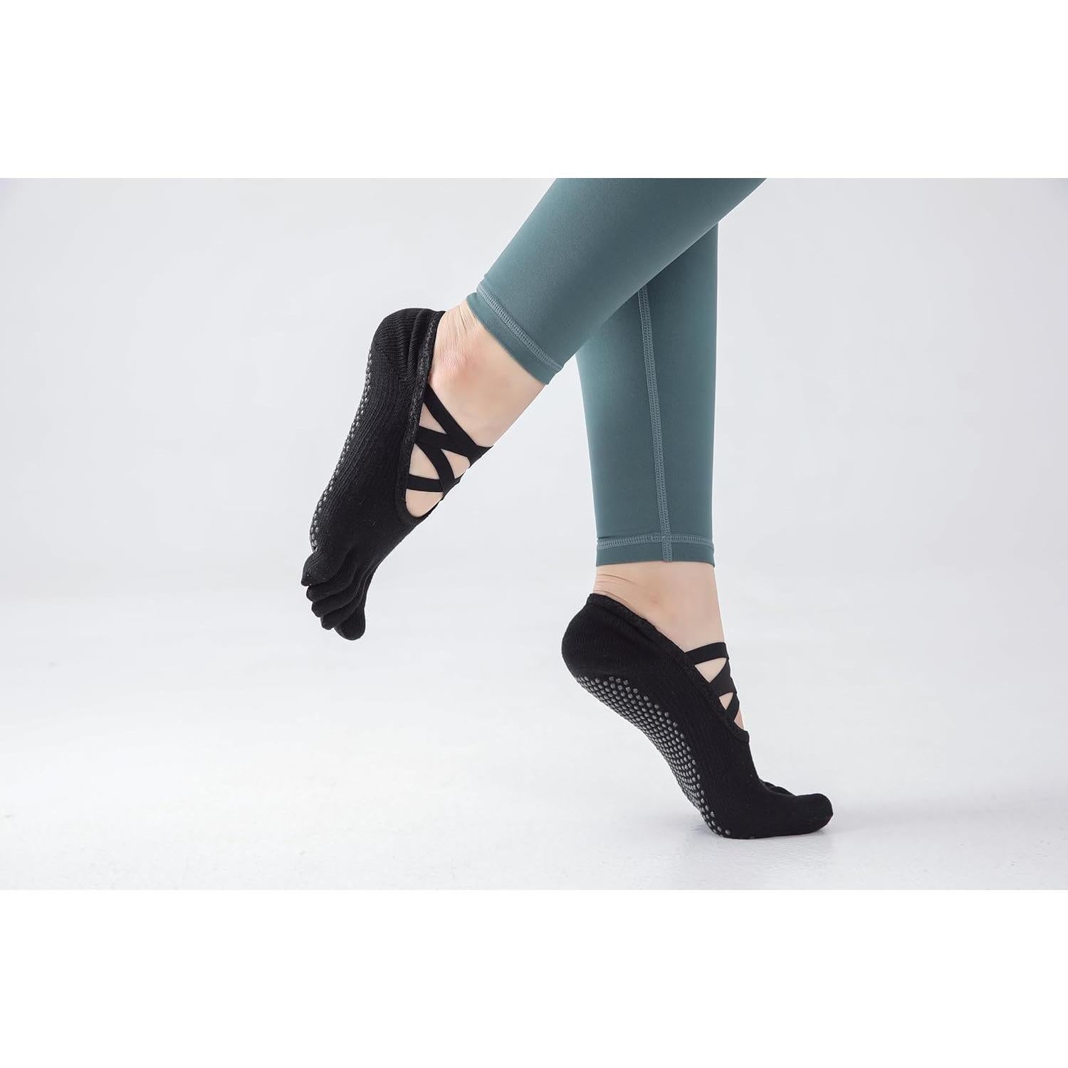 Calcetines de Yoga Antideslizantes Spencial para Mujeres - Talla Única