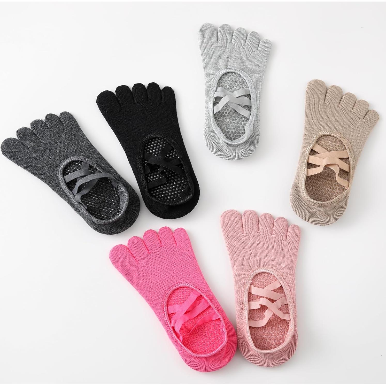 Calcetines de Yoga Antideslizantes Spencial para Mujeres - Talla Única