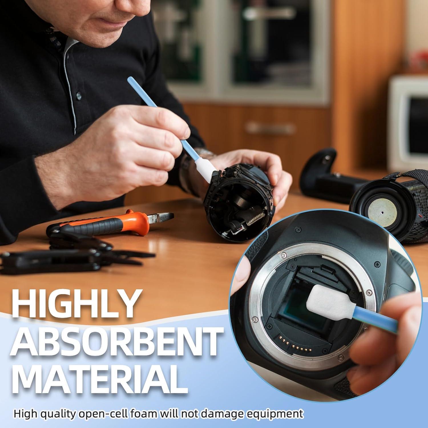 Hisopos de limpieza LUCHOI 100PCS multiusos 5 tamaños