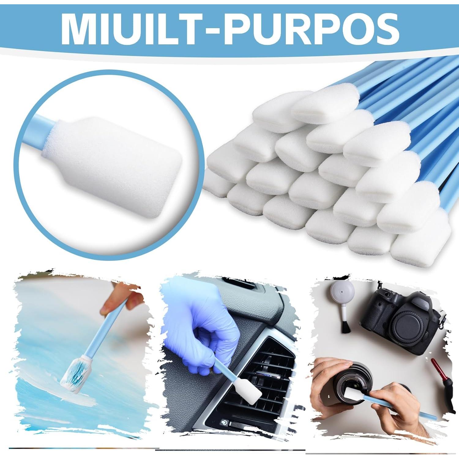 Hisopos de limpieza LUCHOI 100PCS multiusos 5 tamaños