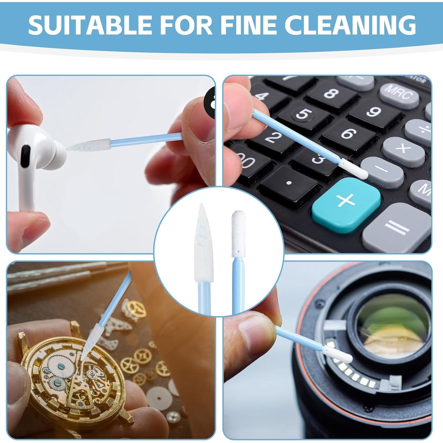 Hisopos de limpieza LUCHOI 100PCS multiusos 5 tamaños